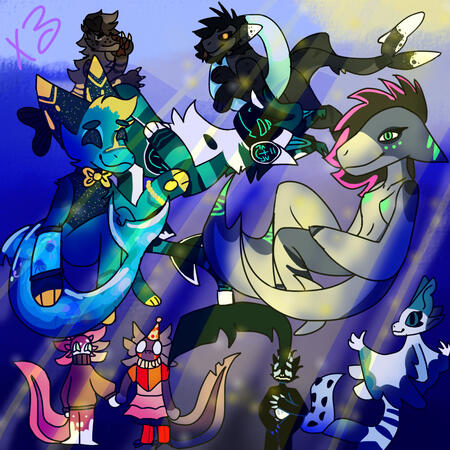 Group + Minimal shading/lighting, ETC